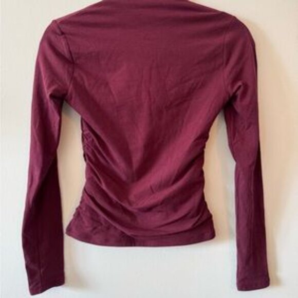 Maroon burgundy Long Sleeve Top❤ - Picture 2 of 3